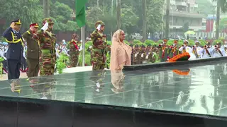 শিখা অনির্বাণে প্রধানমন্ত্রীর শ্রদ্ধা